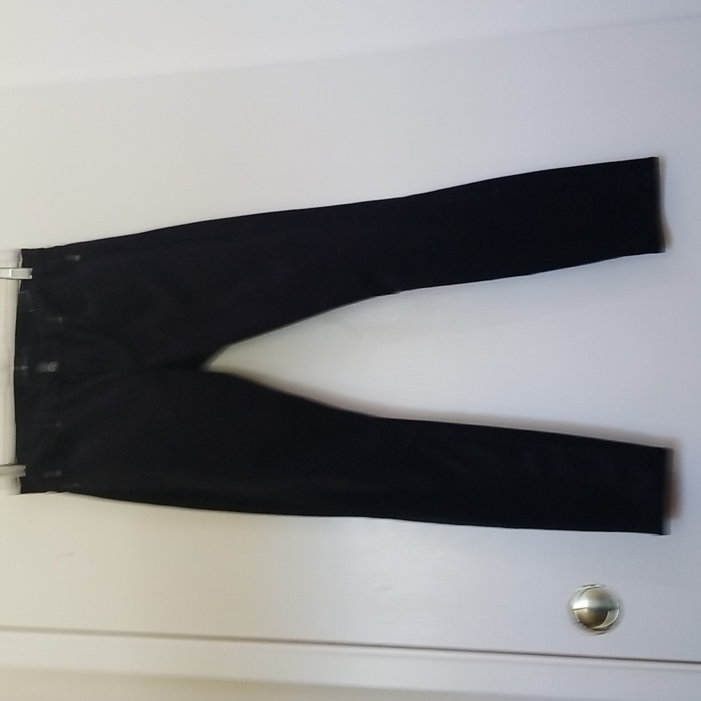 Black velvet Jeans by 7 for all mankind